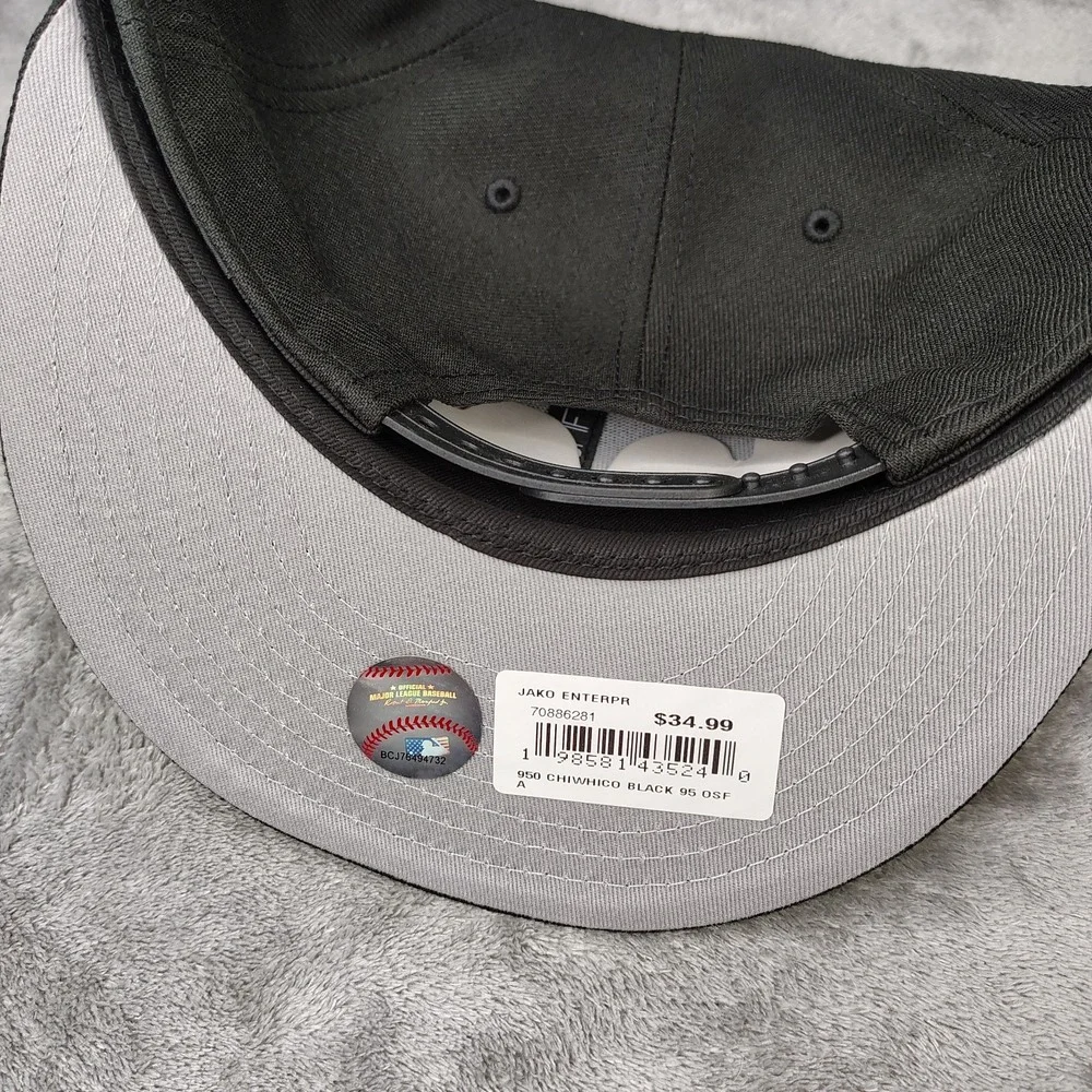 New Era Chicago White Sox 95 Year 9Fifty Snapback Black/Gold Rose Adjustable Cap